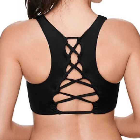 PINK VICTORIA’S SECRET Sports Bra Light Support Mauve Pink‎ Women’s Size XS - Picture 4 of 9